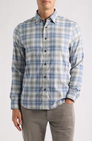 Faherty The Movement Stretch Cotton Blend Twill Button-Up Shirt