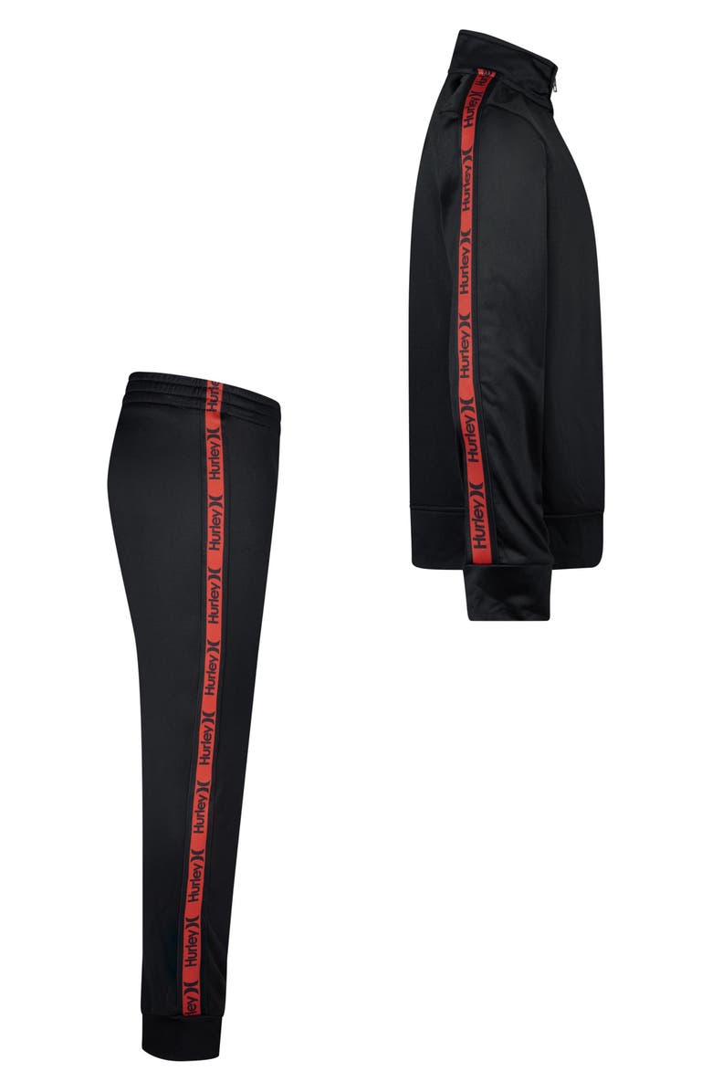 Hurley Kids' Tricot Track Jacket and Joggers Set, Alternate, color,