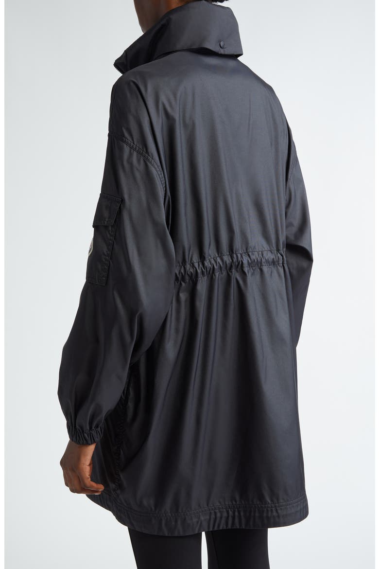 Adhemar Longline Hooded Parka, Alternate, color, BLACK