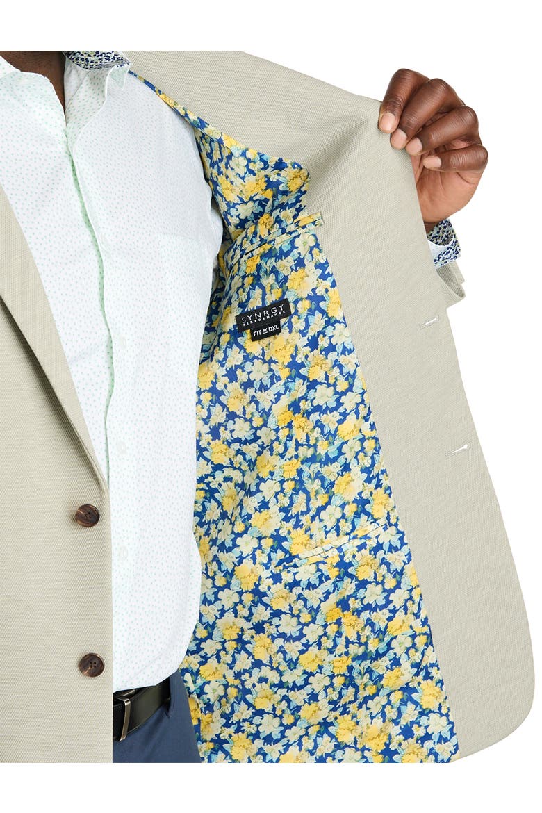 Big & Tall Textured Knit Sport Coat V2, Alternate, color, GREEN