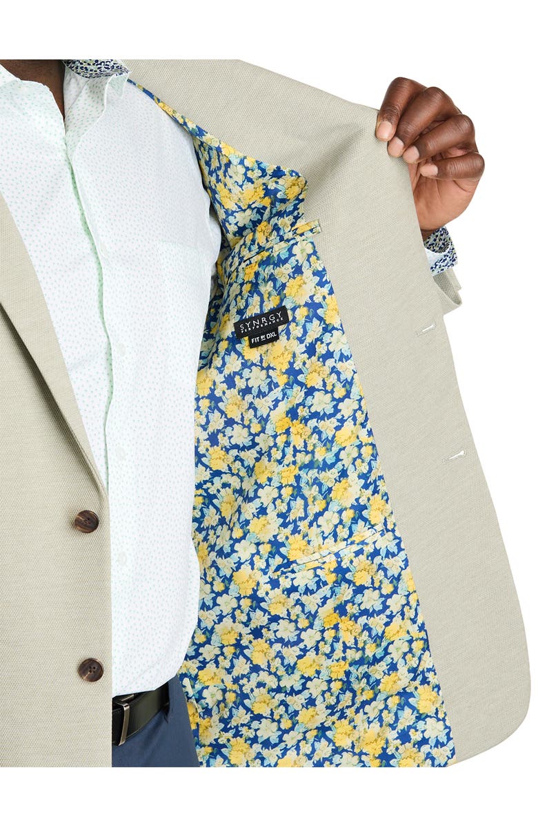 Synrgy by DXL Big & Tall Textured Knit Sport Coat V2, Alternate, color, Green