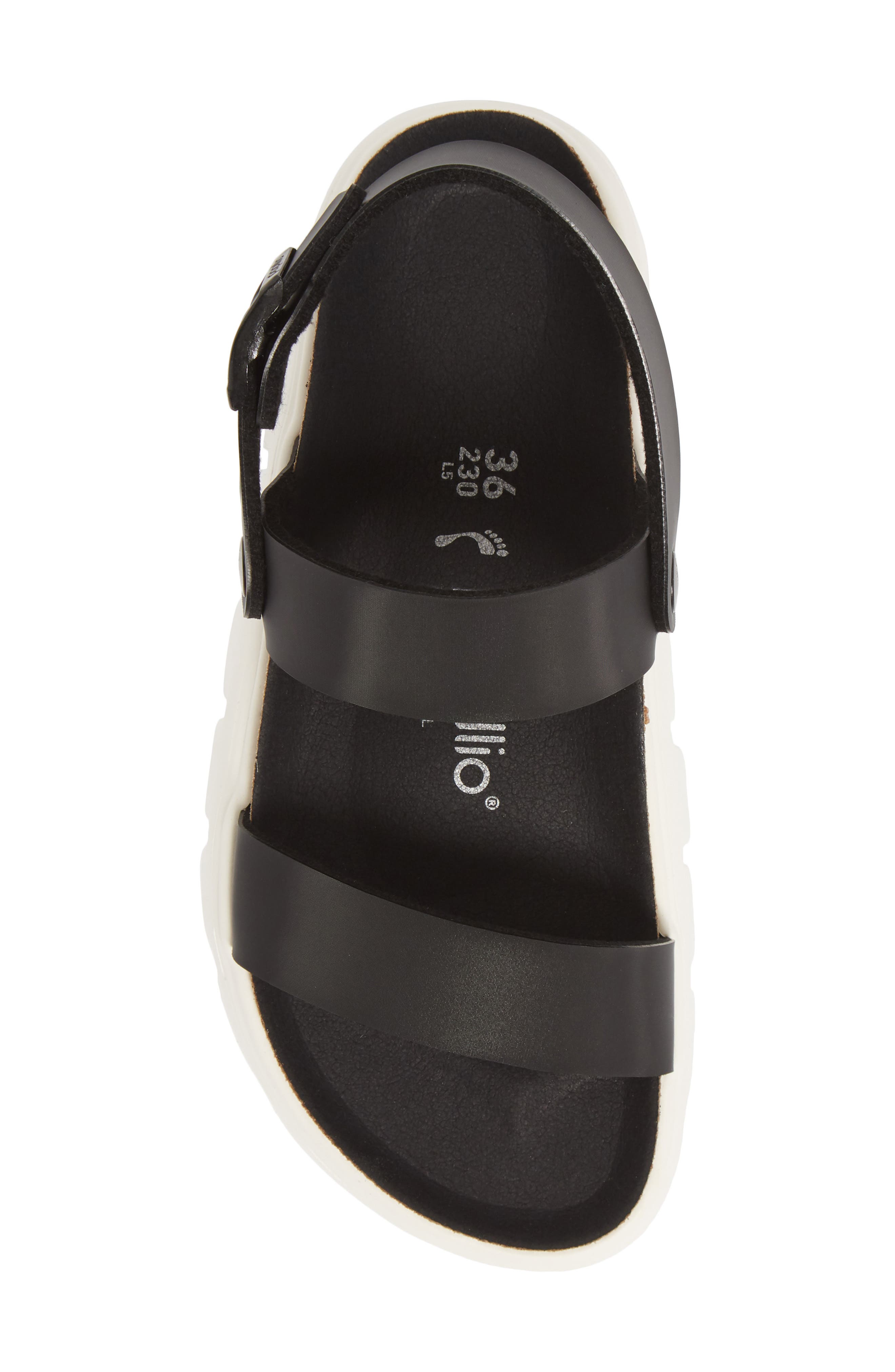 Birkenstock Papillio by Birkenstock Cameron Birko-Flor Strappy Platform Sandal, Alternate, color, 