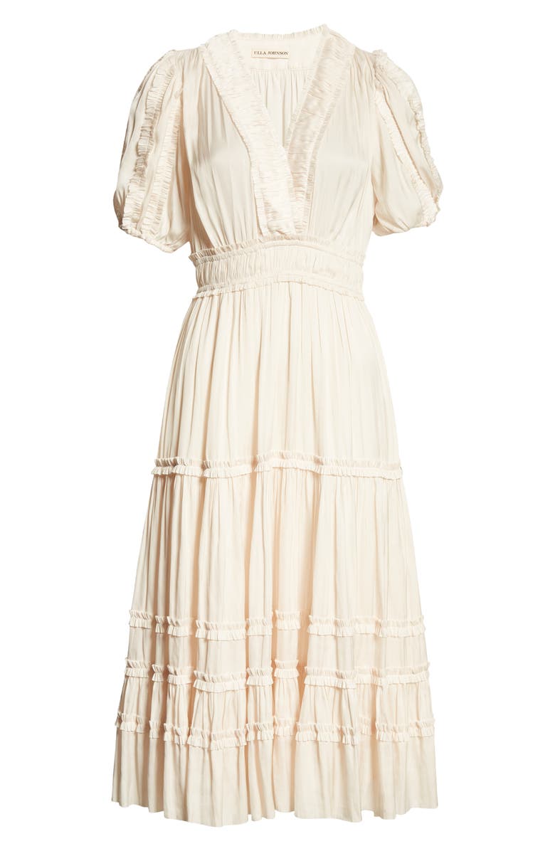 Ulla Johnson Ines Midi Dress, Alternate, color, 