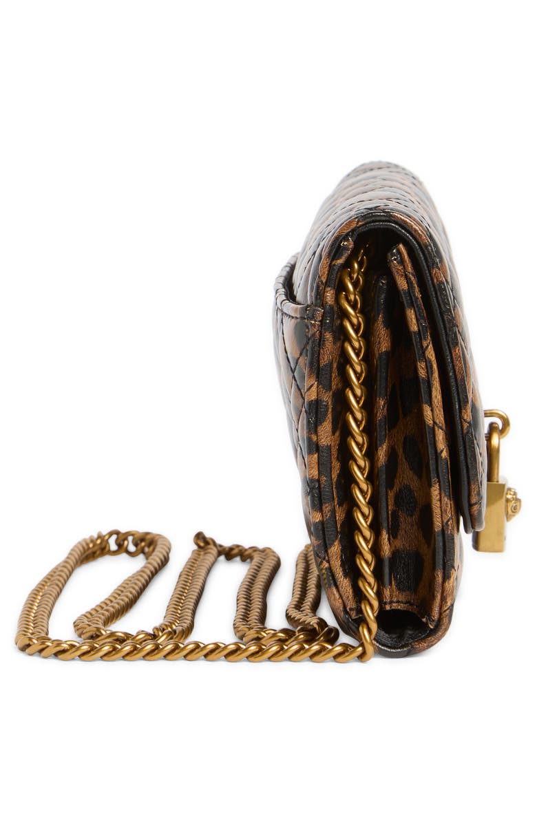 Kurt Geiger London Brixton Wallet on a Chain, Alternate, color, Open Brown