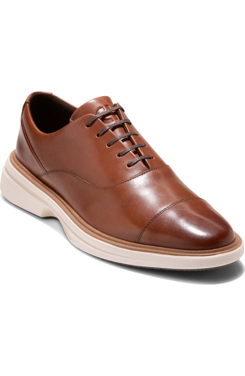 Cole Haan ØriginalGrand Cityspectre Cap Toe Oxford, Main, color, Woodbury Natural