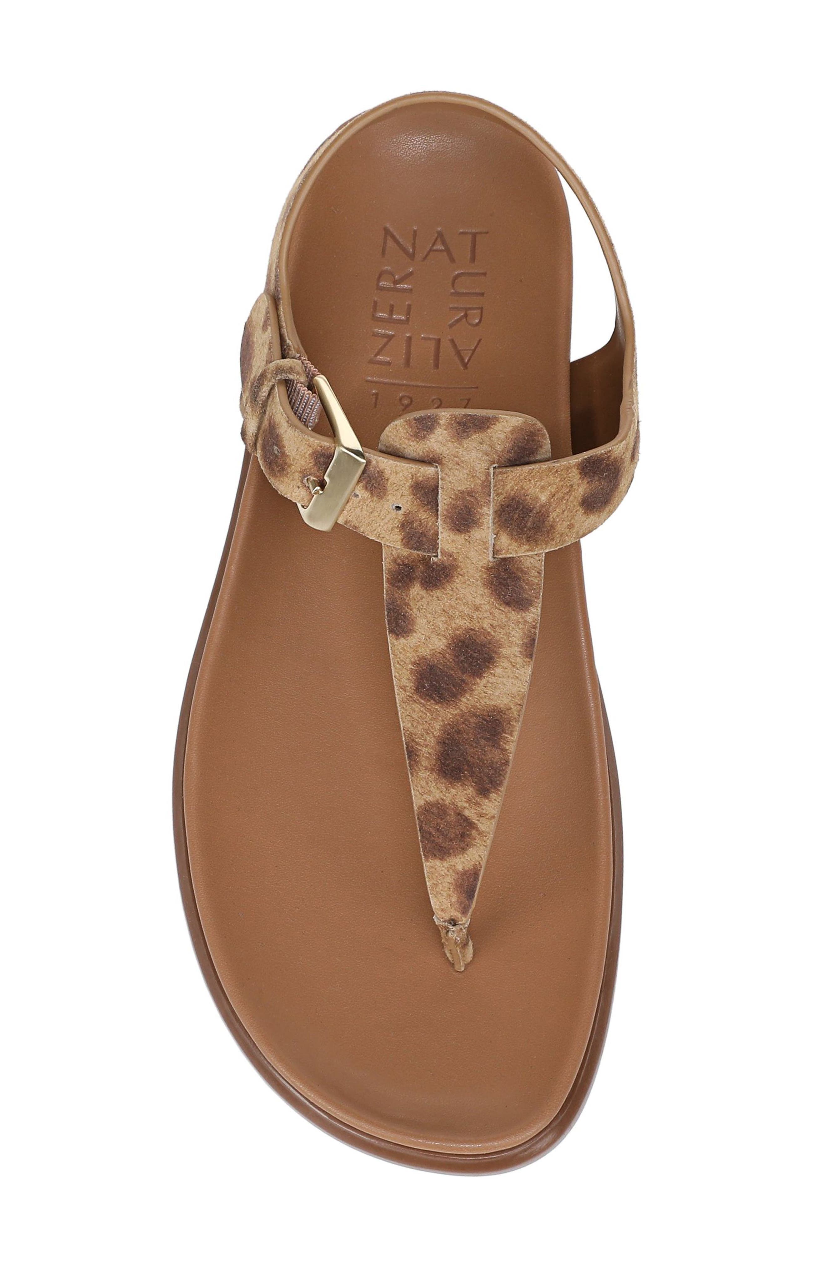 Naturalizer Fab Flat Sandal, Alternate, color, Natural Multi