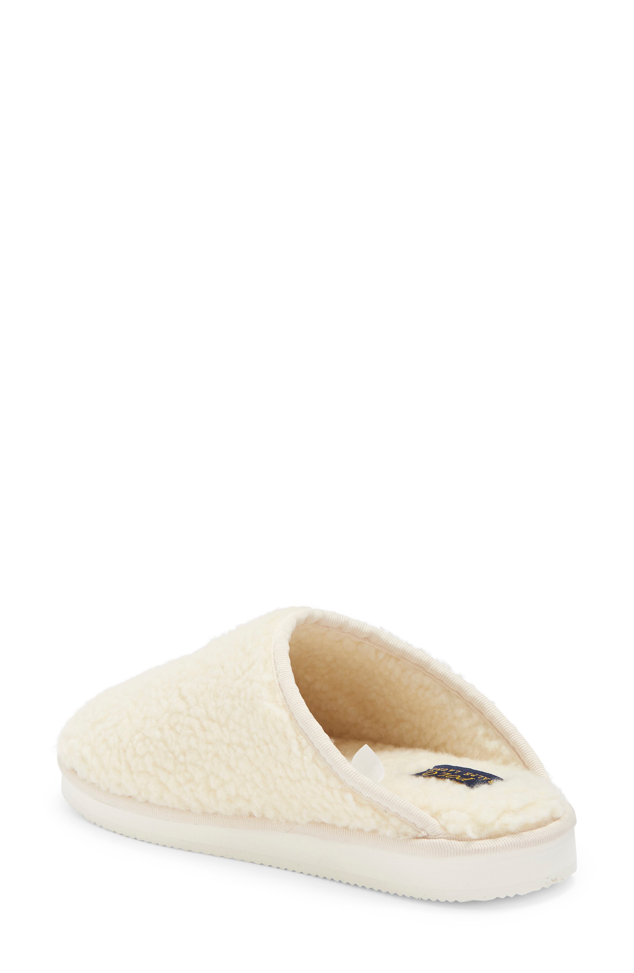 Polo Ralph Lauren Kayleigh Faux Shearling Scuff Slipper, Alternate, color, 