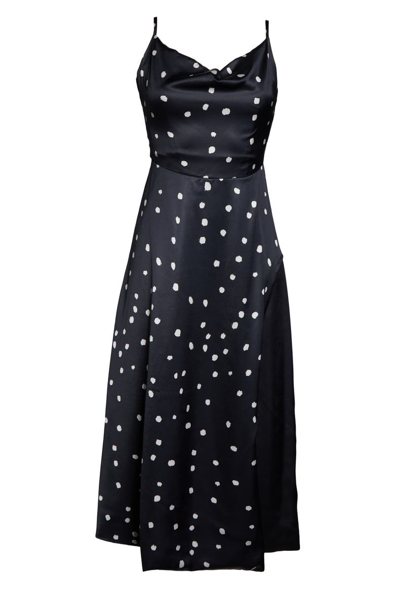 Perita Midi Dress, Alternate, color, NAVY PERIDTA PRINT