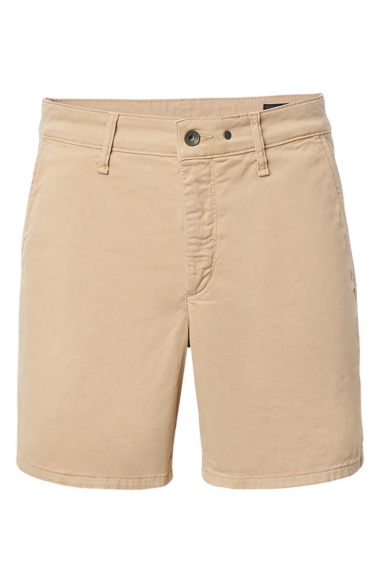rag & bone Standard Cotton Stretch Twill Chino Shorts, Alternate, color, Khaki
