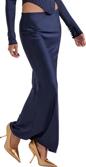 Charlene Satin Maxi Skirt