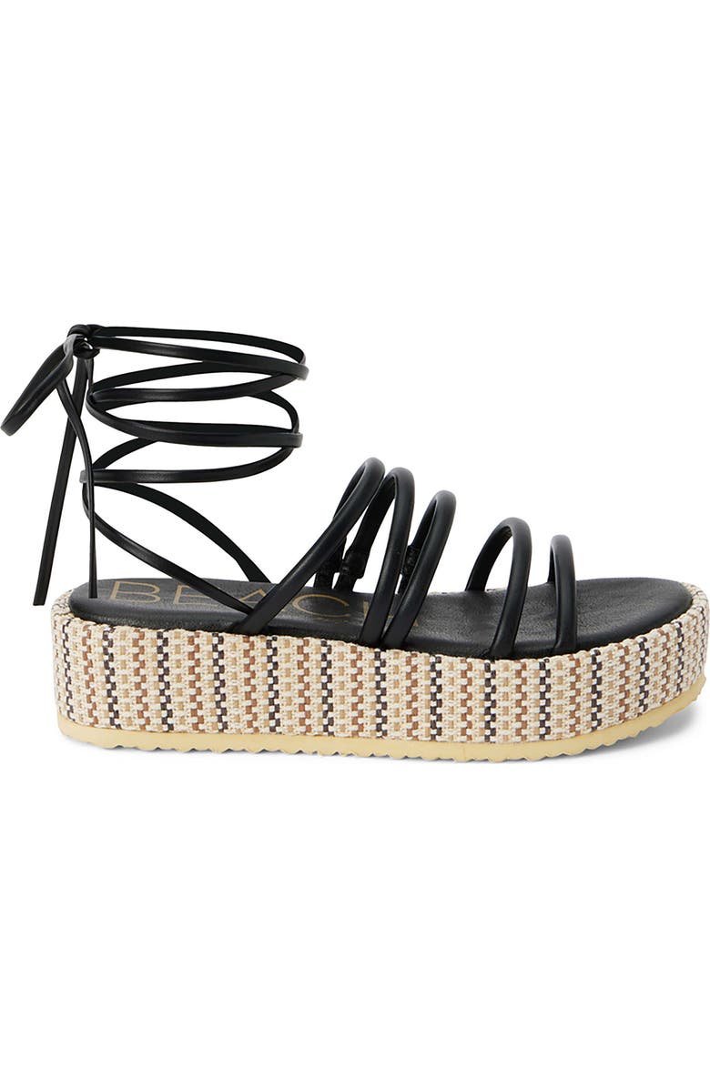 BEACH BY MATISSE Eli Ankle Tie Platform Sandal, Alternate, color,