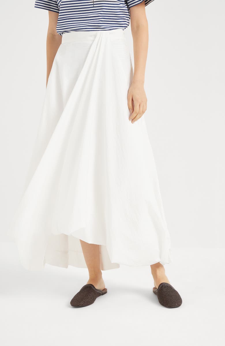 Brunello Cucinelli Bubble Hem skirt, Alternate, color,