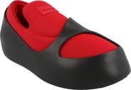FERRAGAMO Lunar Paneled Slip On Sneaker