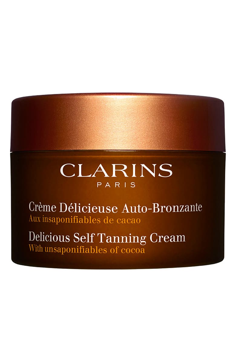 Clarins Delicious Self-Tanning Cream, Main, color, 