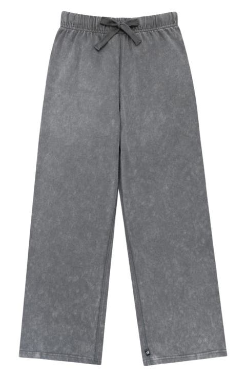 Kids' Washed Wide Leg Pants