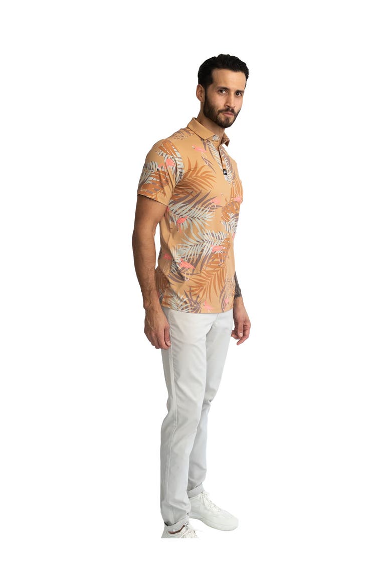 Easy Eagle Tobacco Men's Polo Shirt, Alternate, color, Tobacco