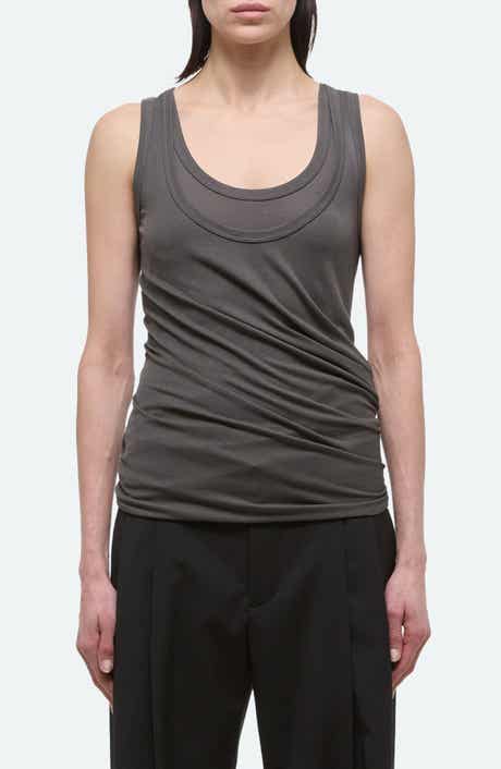 Helmut Lang Gloss Double Layer Tank