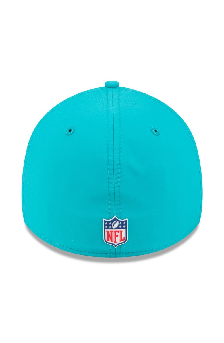 New Era Men's New Era Aqua Miami Dolphins 2025 Sideline 39THIRTY Flex Hat, Alternate, color, Aqua