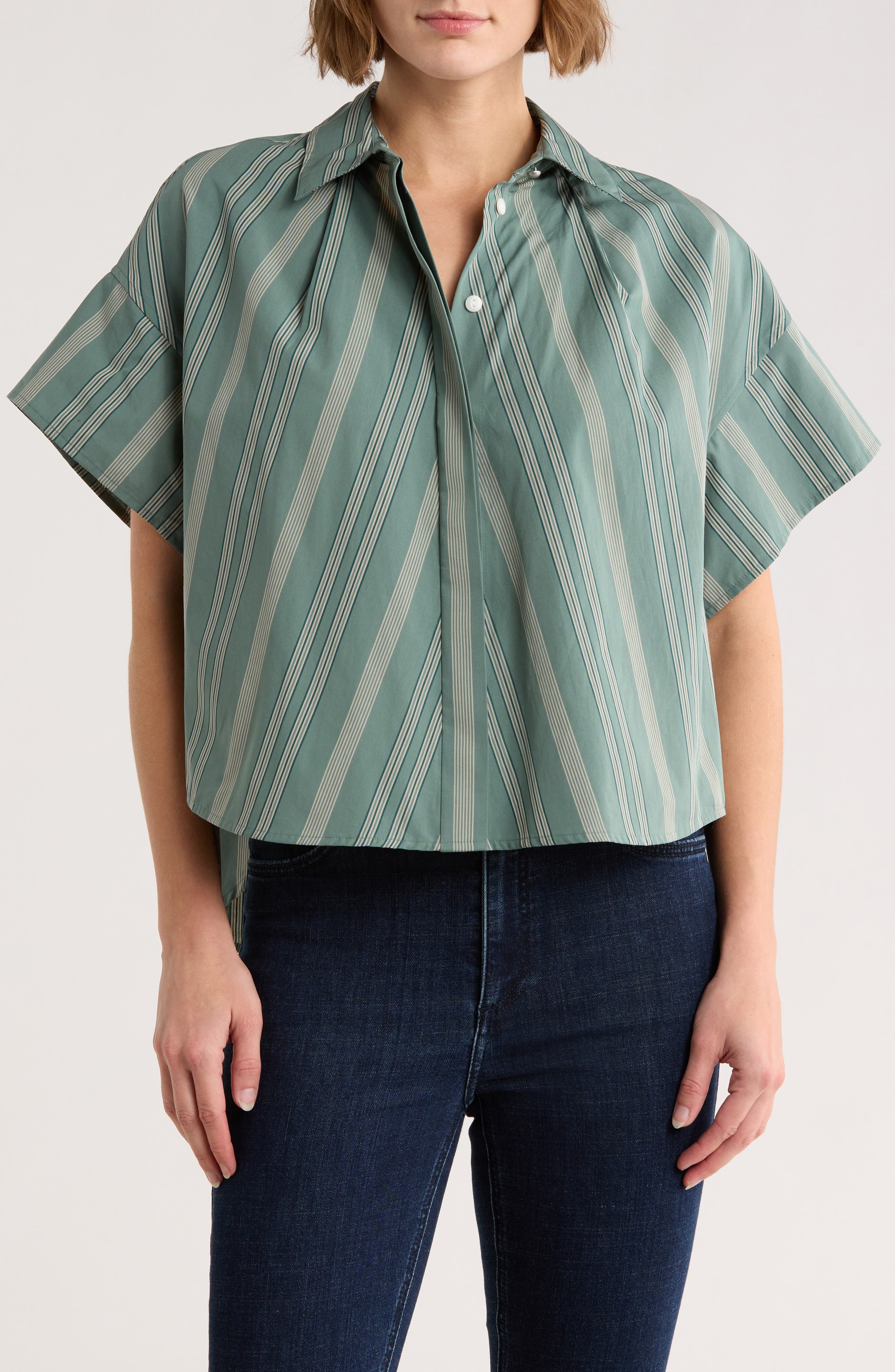 rag & bone Maura Stripe Button-Up Shirt