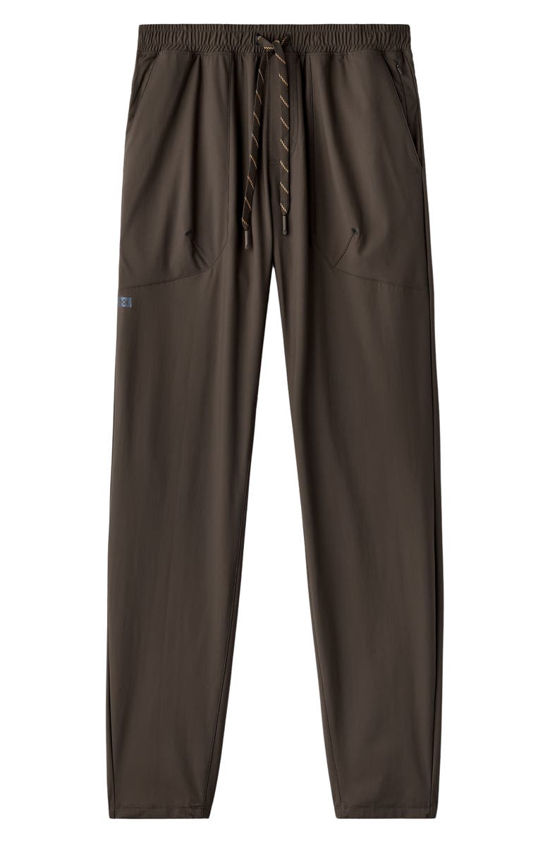 Rhone Pursuit Training Pants, Alternate, color, Cafe Noir