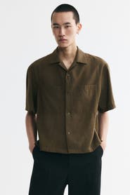 H&M Relaxed-fit Modal-blend Resort Shirt