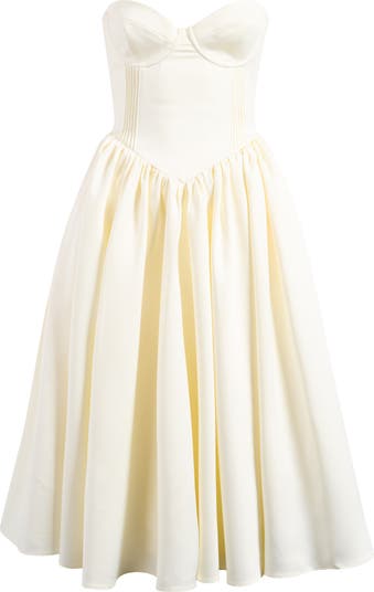 Coco Strapless Midi Dress