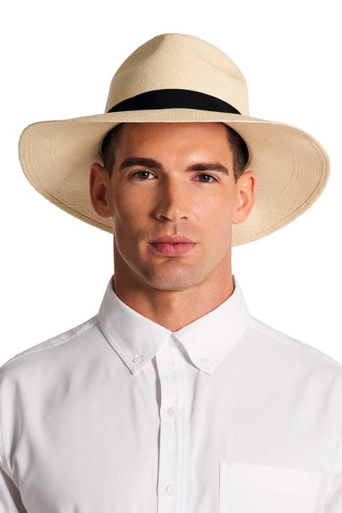 Men's Cuenca Wide Brim Panama Hat, UPF 50+ Sun Protection