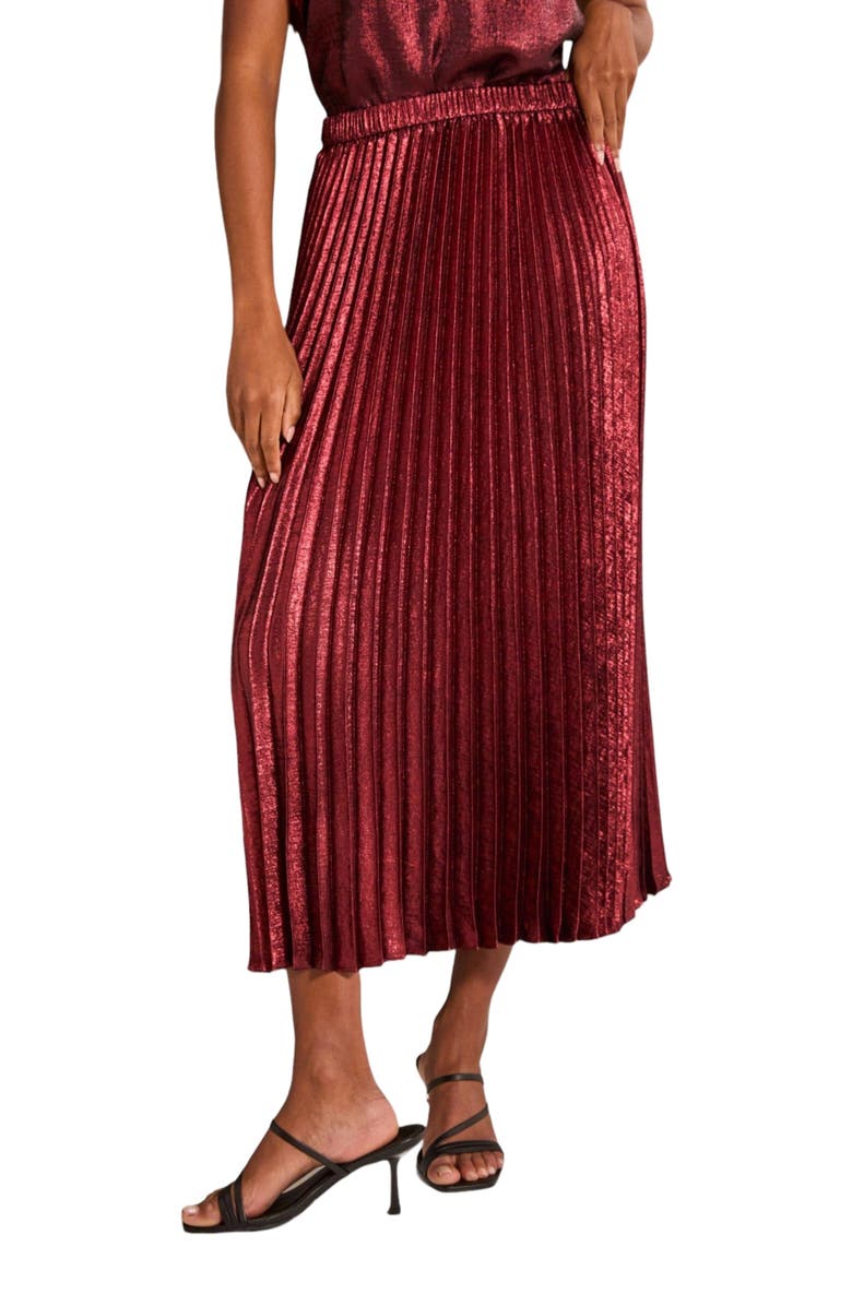 FatFace Women's Gaia Metallic Skirt, Alternate, color, 