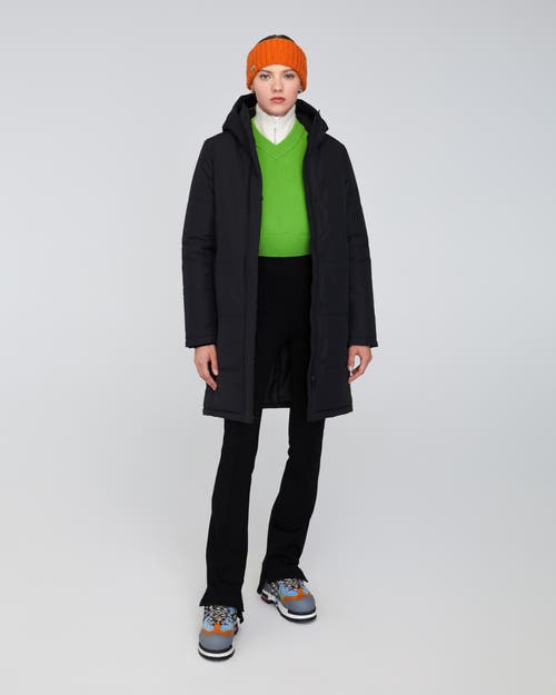 Quartz Co. Madeline | Hooded Insulated Winter Jacket In Black