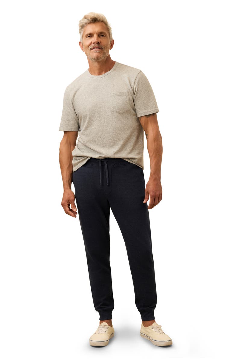 Faherty Legend Joggers, Alternate, color, Brighton Navy Twill