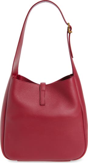 【関税送料込み】Saint Laurent LE 5A7 スモール ホーボーバッグ LE 5 À 7 supple small IN GRAINED LEATHER | Saint Laurent