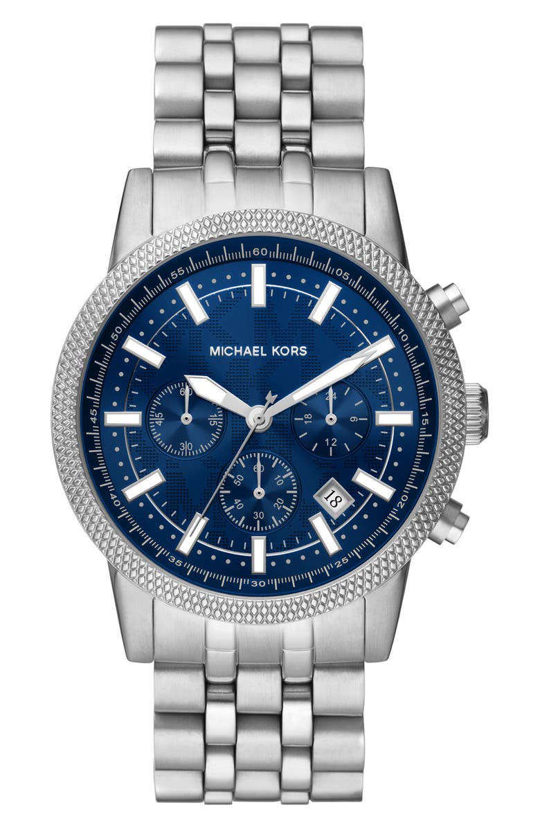 Michael Kors Hutton Chronograph Bracelet Watch, 43mm, Main, color, 