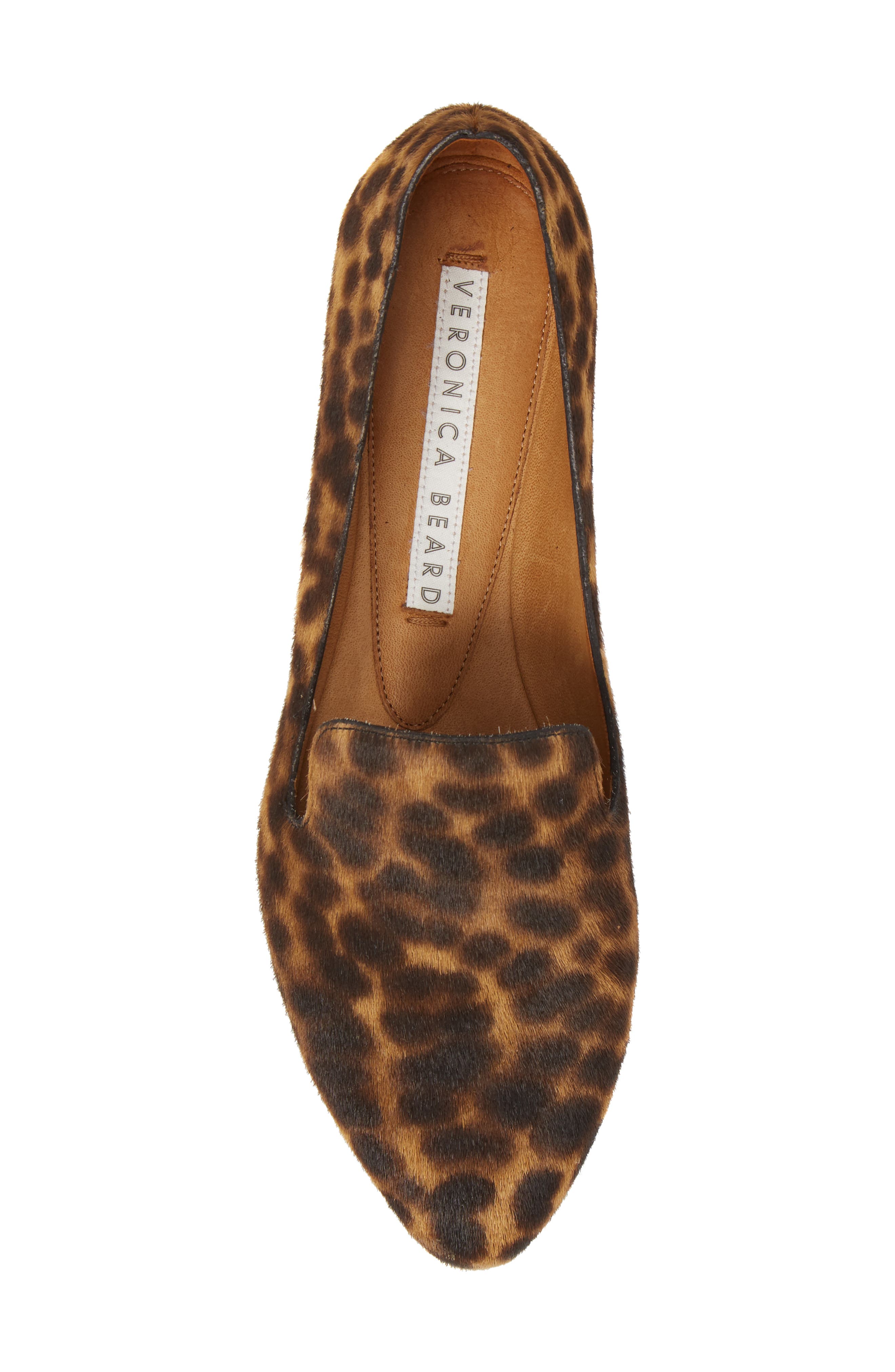 Griffin Genuine Calf Hair Loafer, Alternate, color, LEOPARD