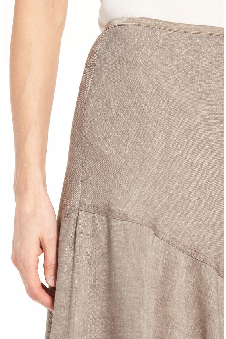 'The Long Engagement' Midi Skirt, Alternate, color, MUSHROOM MIX
