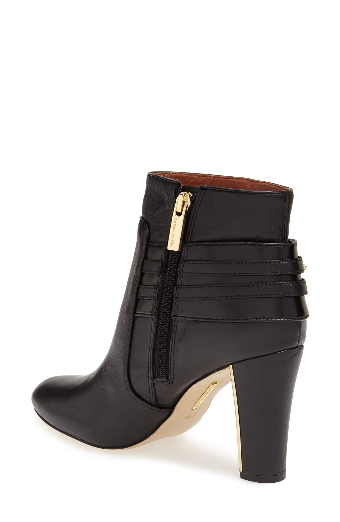 'Allemont' Bootie, Alternate, color, BLACK