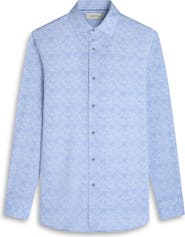 Bugatchi James OoohCotton® Optical Illusion Print Button-Up Shirt