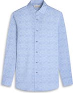Bugatchi James OoohCotton® Optical Illusion Print Button-Up Shirt