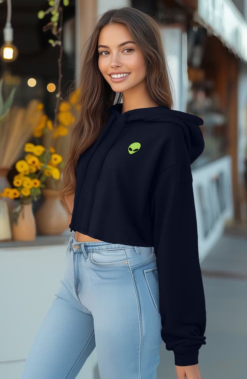 DALIX DALIX ALIEN CROPPED FLEECE HOODIE 