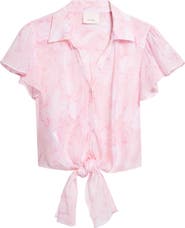 Cinq à Sept Heirloom Petals Floral Print Top