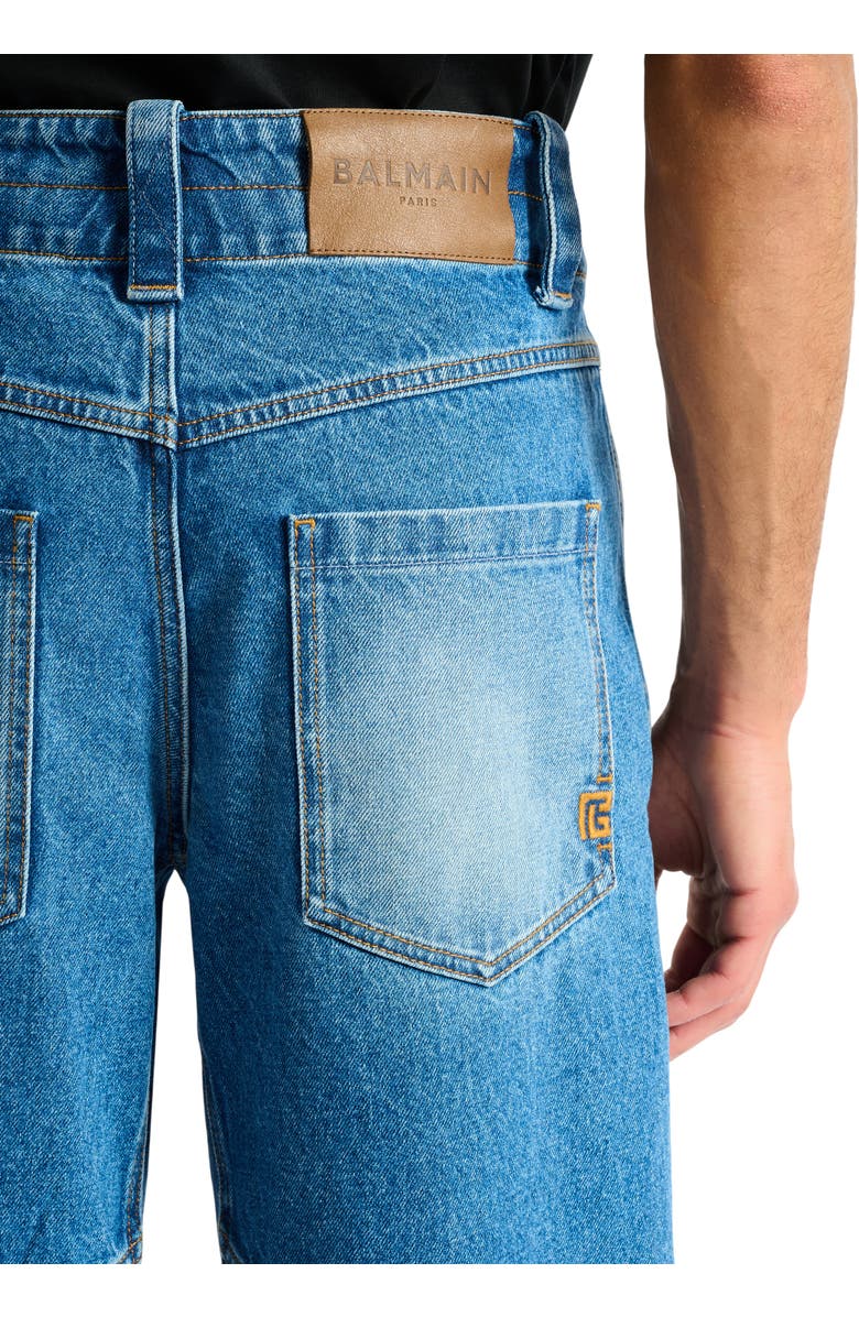 Balmain Blue denim carpenter jeans, Alternate, color,