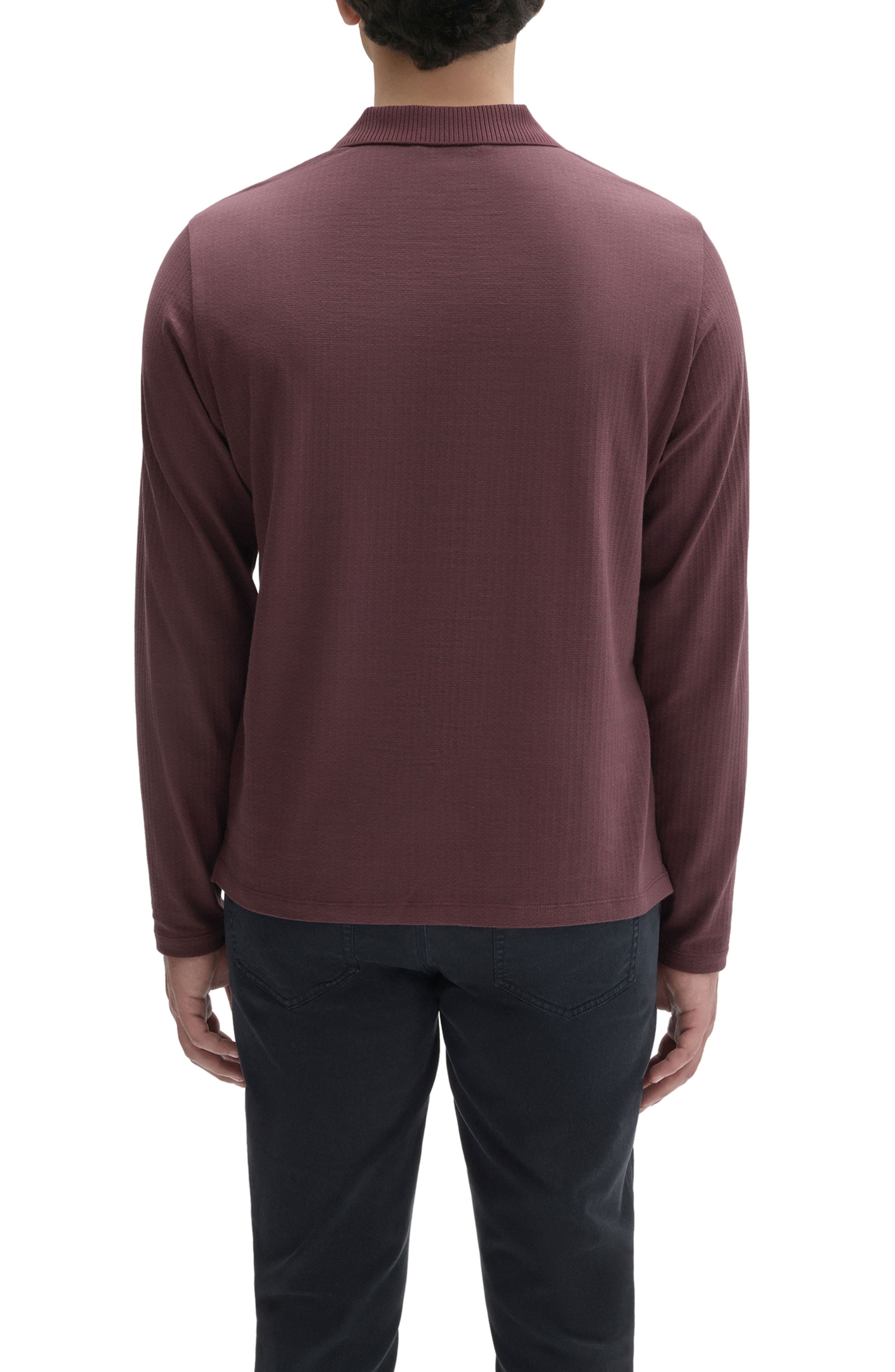 Robert Barakett Whistler Long Sleeve Cotton Polo (Men) | Nordstrom