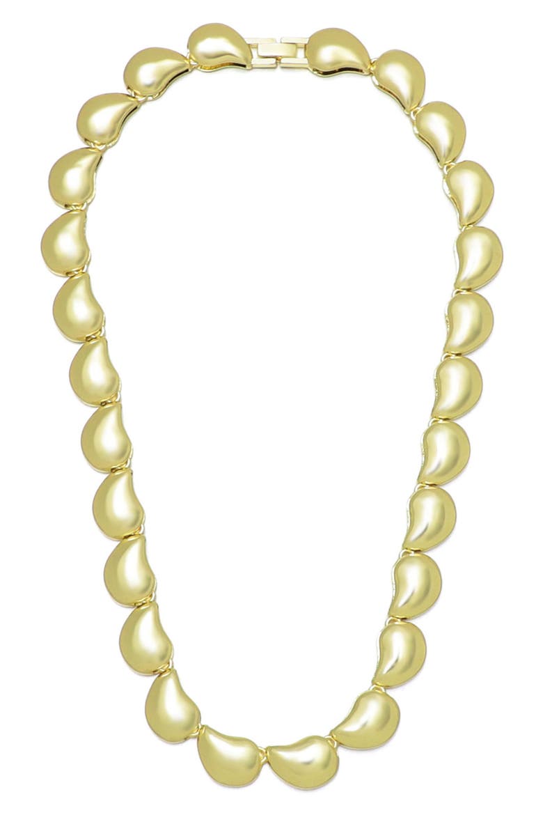 Teardrop Chain Necklace, Main, color, GOLD