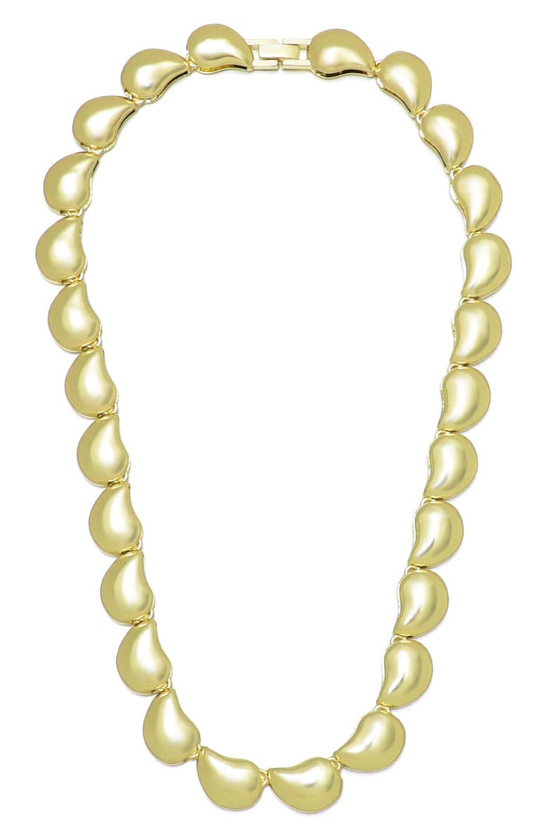 Adornia Teardrop Chain Necklace, Main, color, Gold