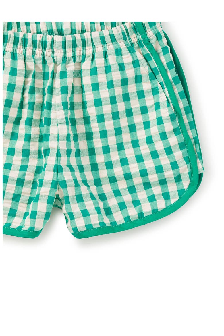 Woven Dolphin Shorts, Alternate, color, Garden Party Check