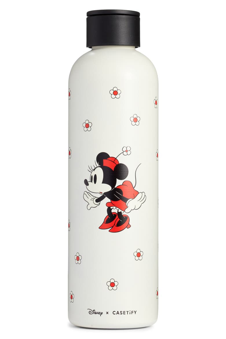 Disney x CASETiFY Insulated Stainless Steel Water Bottle (Nordstrom Exclusive), Main, color, WHITE SAND