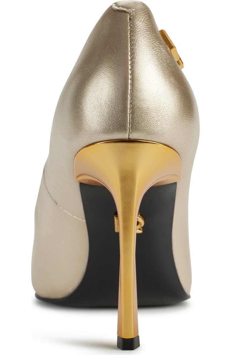 Donna Karan New York Savita Pump, Alternate, color, White Gold/ Gold