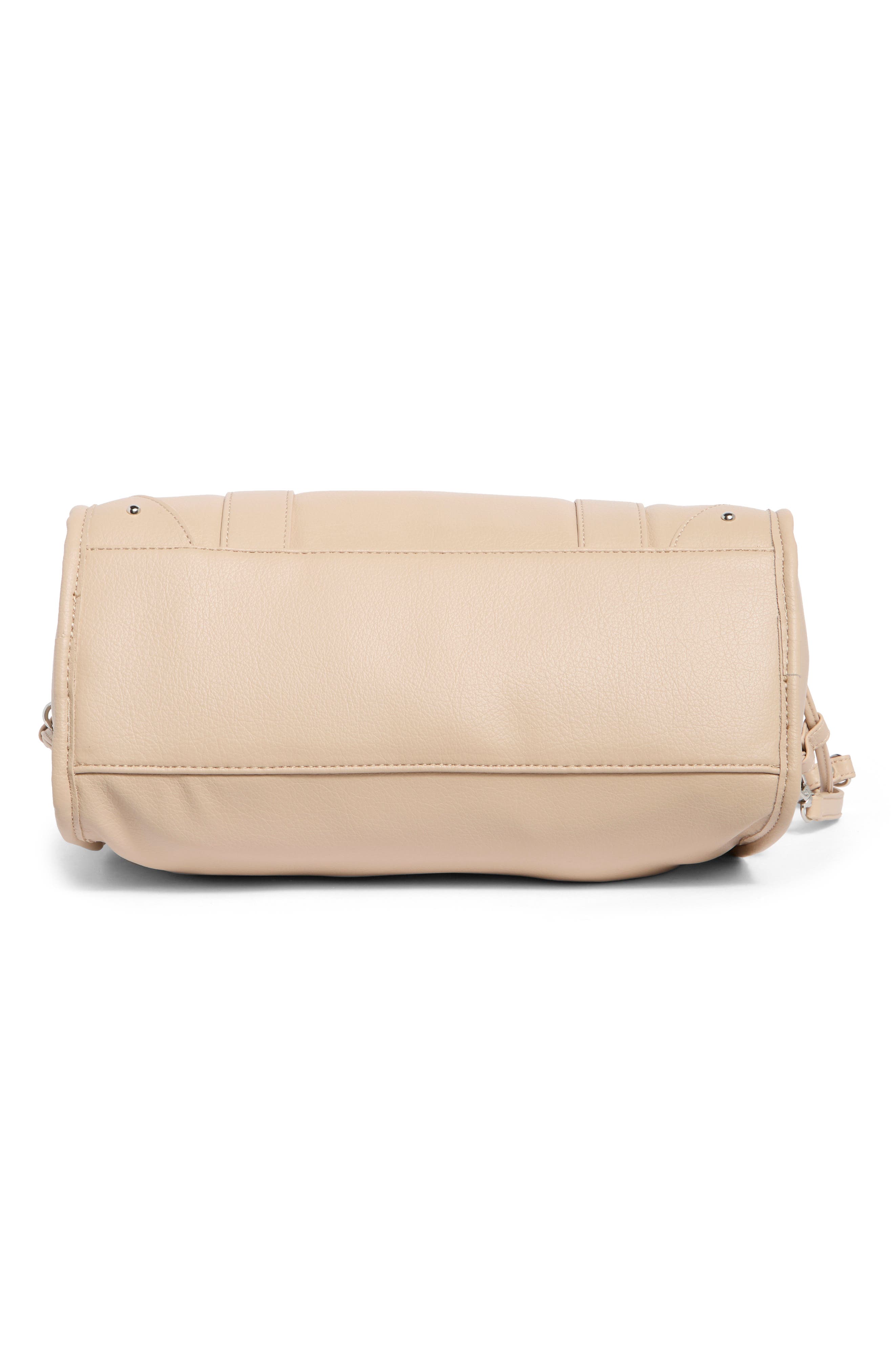 Charm Trim Bowler Bag, Alternate, color, TAUPE