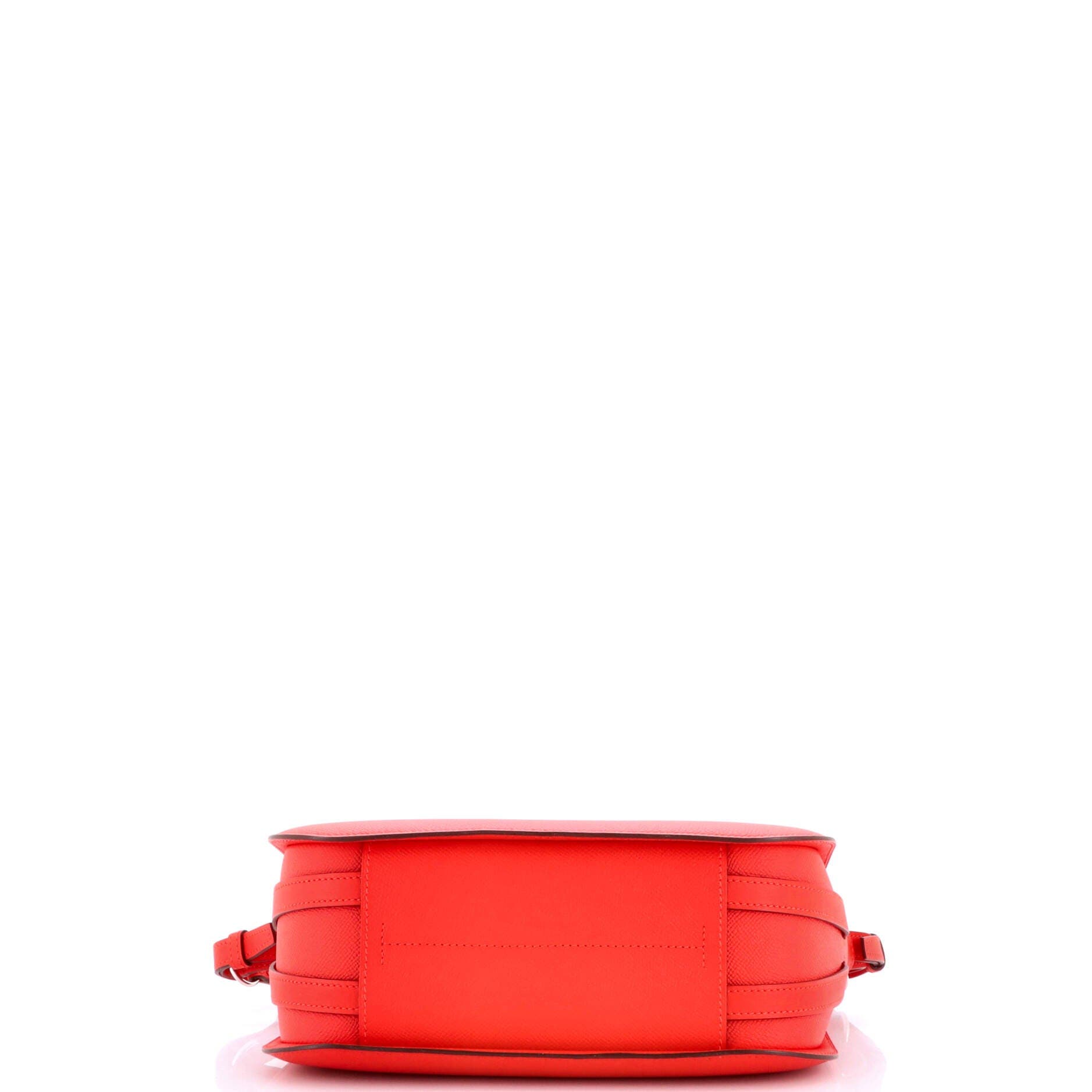 Pre-Owned Hermes Harnais Shoulder Bag Epsom and Swift, Alternate, color, Rouge Tomate