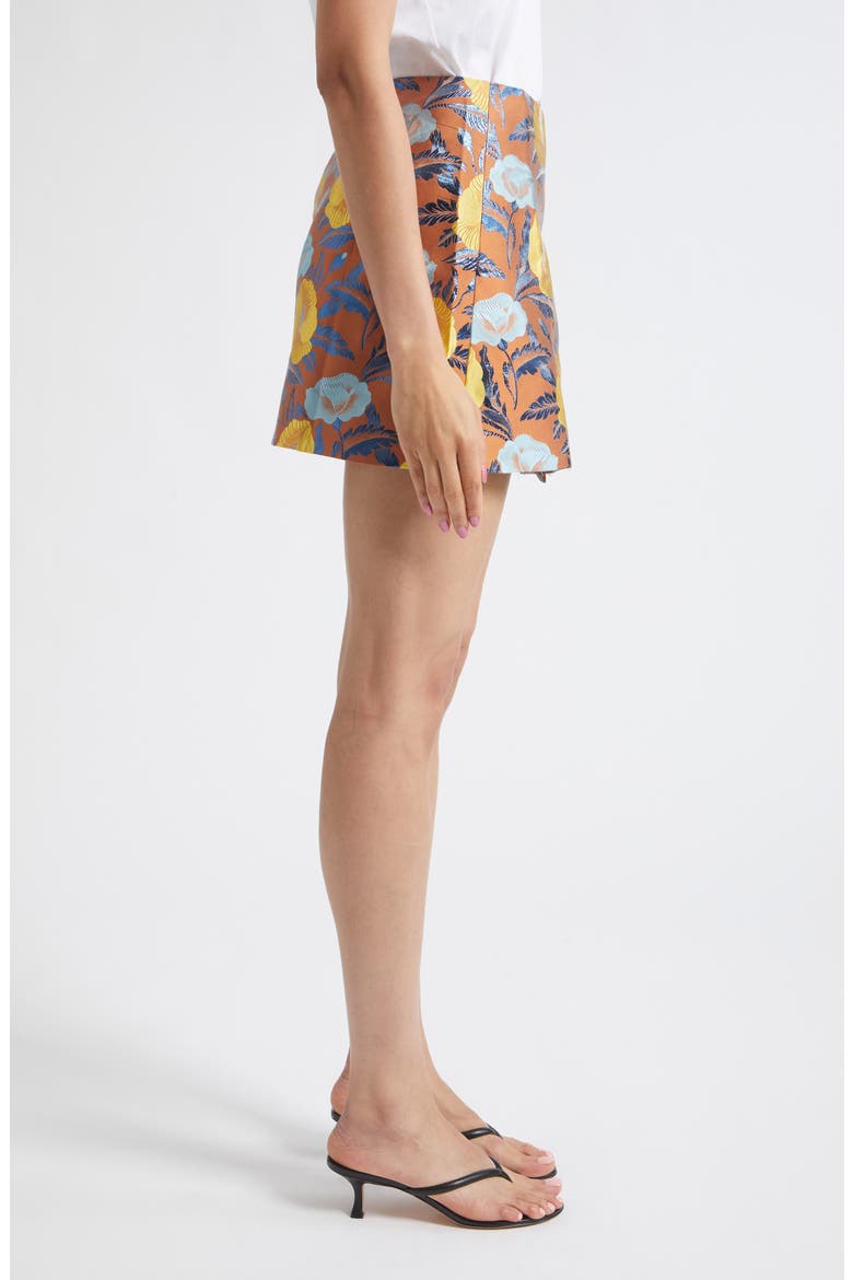 Pam Wrap Miniskirt, Alternate, color, MARIGOLD JACQUARD