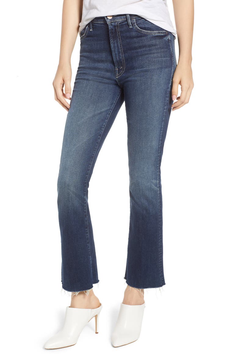The Hustler Fray Ankle Bootcut Jeans, Main, color, ON THE EDGE
